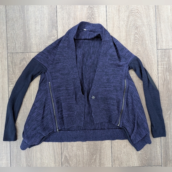 lululemon athletica wrap It Up Sweater Deep Purple Cardigan - Picture 11 of 15